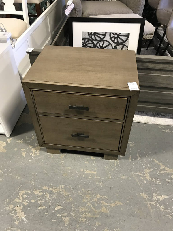 2 Drawer Nightstand - Med Stain