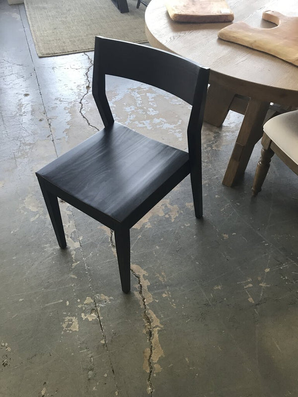 Curve Back Dining Chair- Black