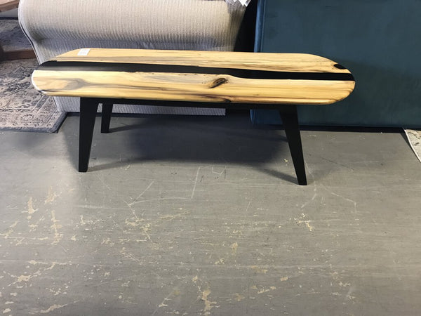 Spalted Poplar River Coffee Table 48"x15.5"x16.5"