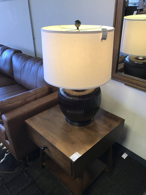 Fluted Ceramic Lamp