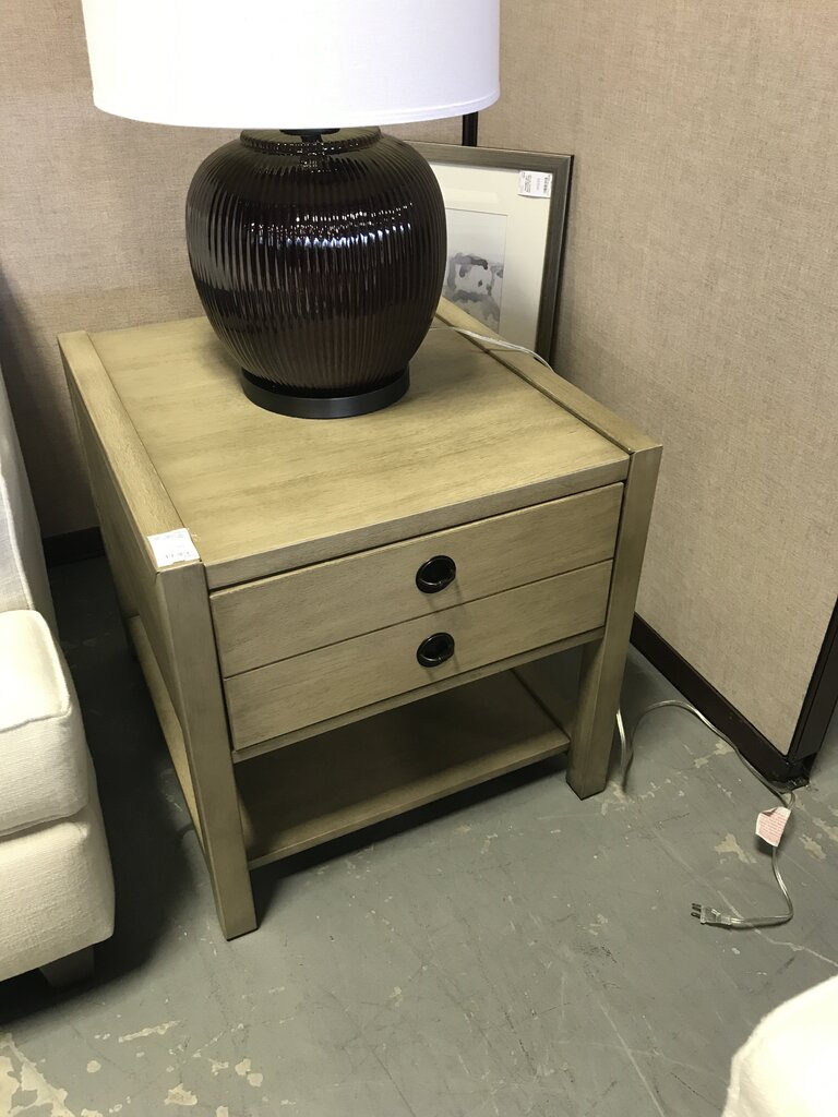 Light Wood End Table