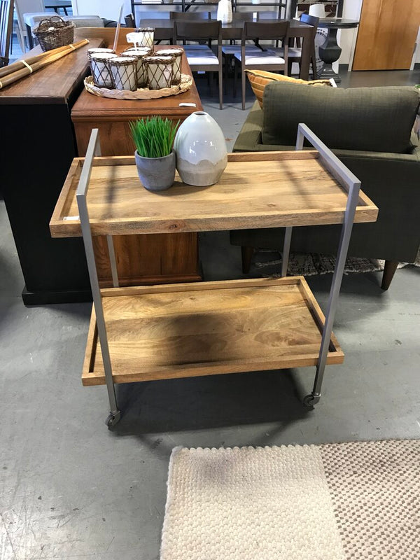 Mango Bar Cart w/ Metal Frame