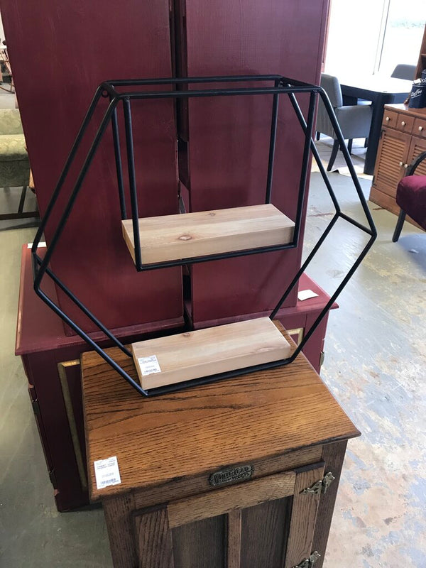 Hexagonal Wall Shelf