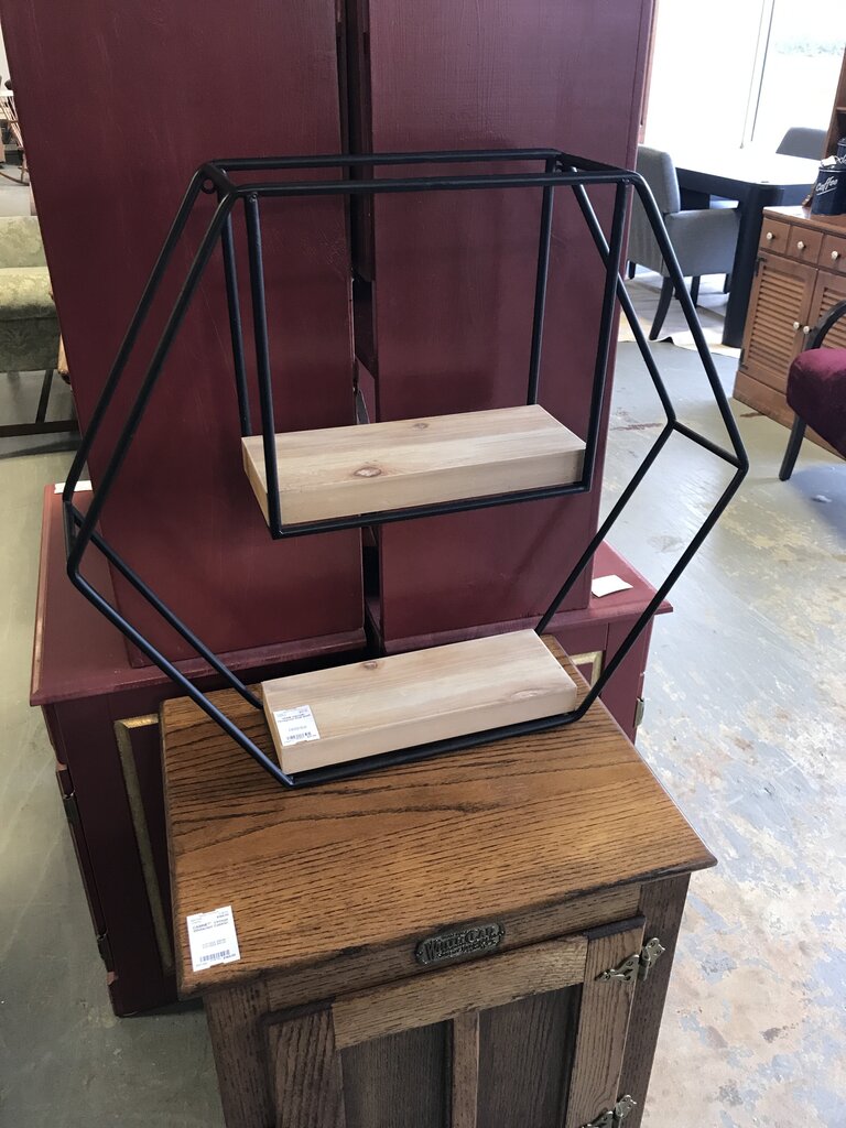 Hexagonal Wall Shelf