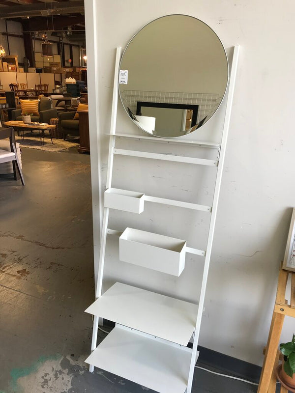 Pottery Barn Leaning Shelf with Mirror