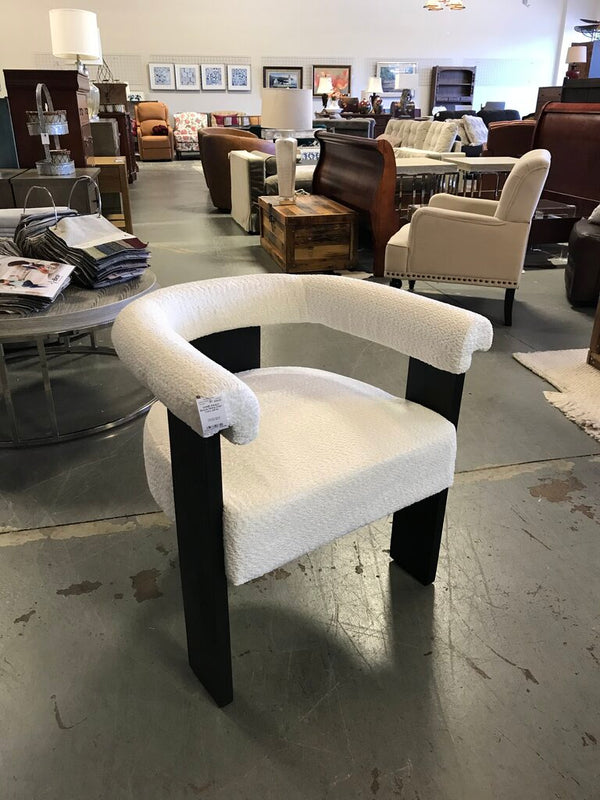Eduard Boucle Dining Chair- Ivory (as-is)