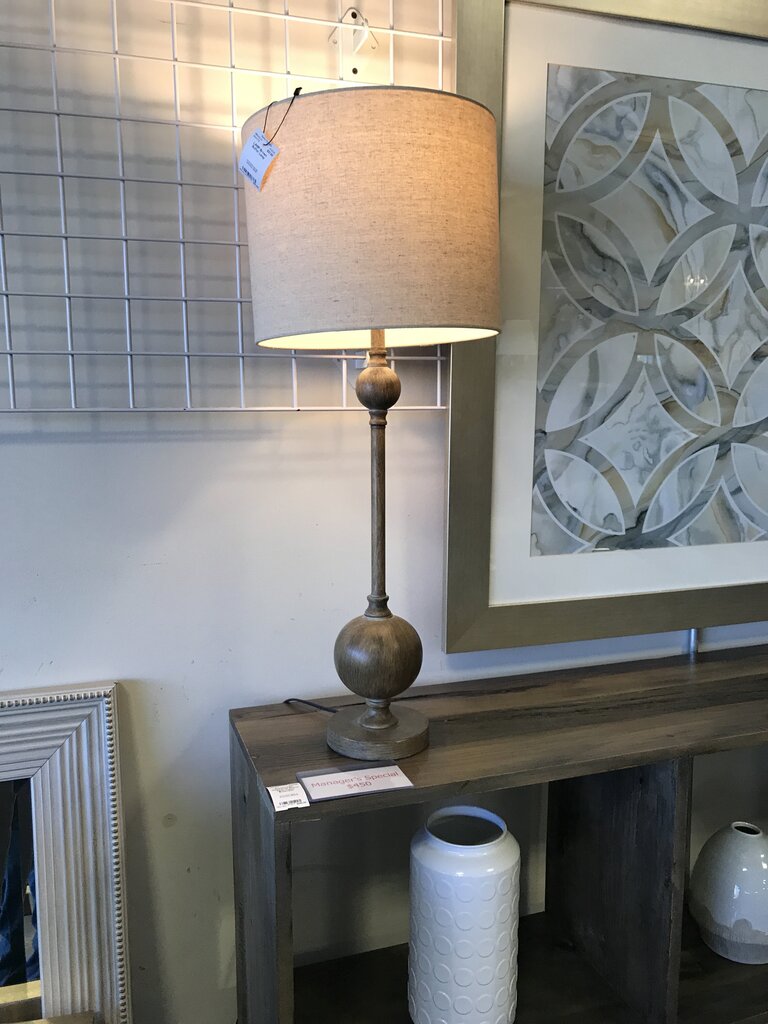 Brown Buffet Lamp