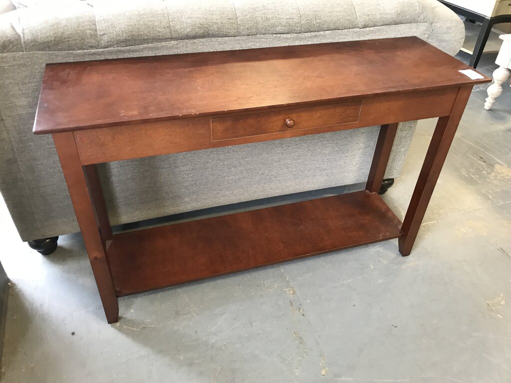 Cherry Tone Console Table