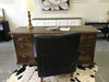 Reclaimed Barnwood 76"L Desk - Dark Walnut Stain
