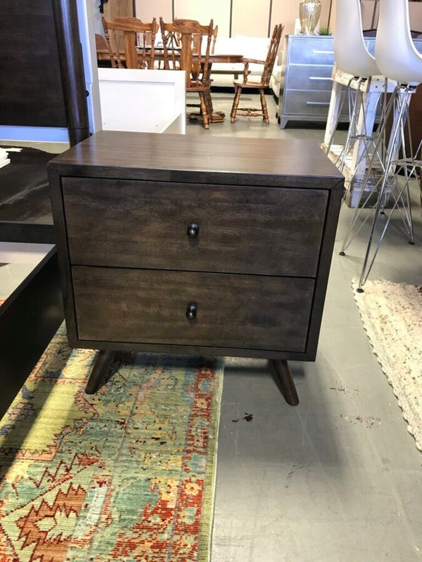 MCM Dark Walnut Nightstand
