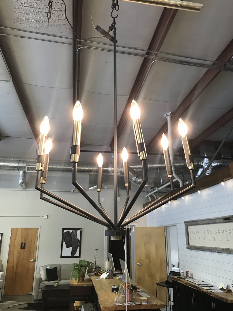 Modern Black Chandelier