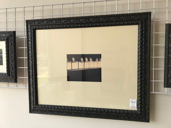 Black & White Photo in Black Frame 33.5" x 28"