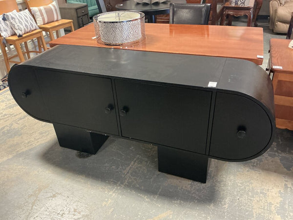 Black Harlow 76" Sideboard - Meridian Furniture