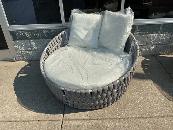 Kostenbauber 51.2'' Rope Outdoor Patio Daybed