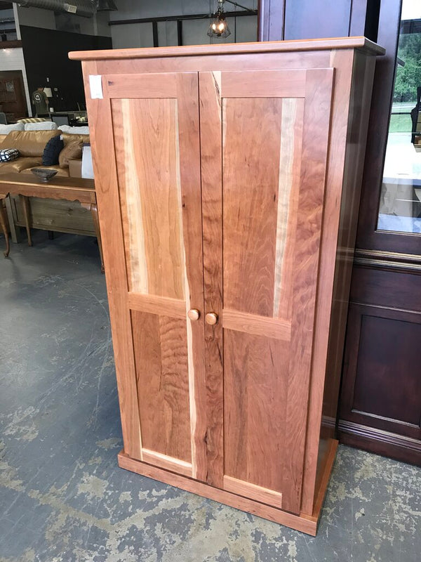 Amish Natural Cherry 2 Door Pantry