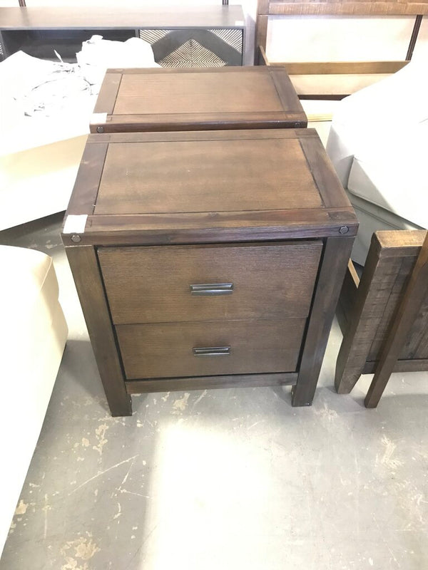 Ashley Brown 2 Drawer Nightstand