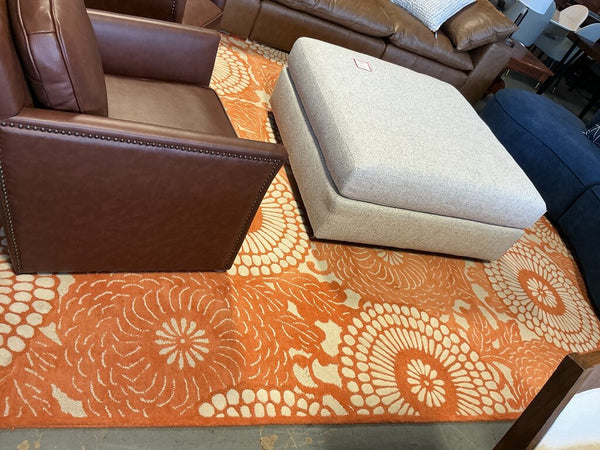 Pottery Barn Rust Wool Rug 9'x12'