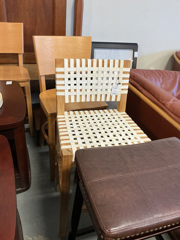 Light Wood lattice Counter Height Stool