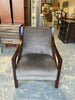 Grey Velvet Accent Chair