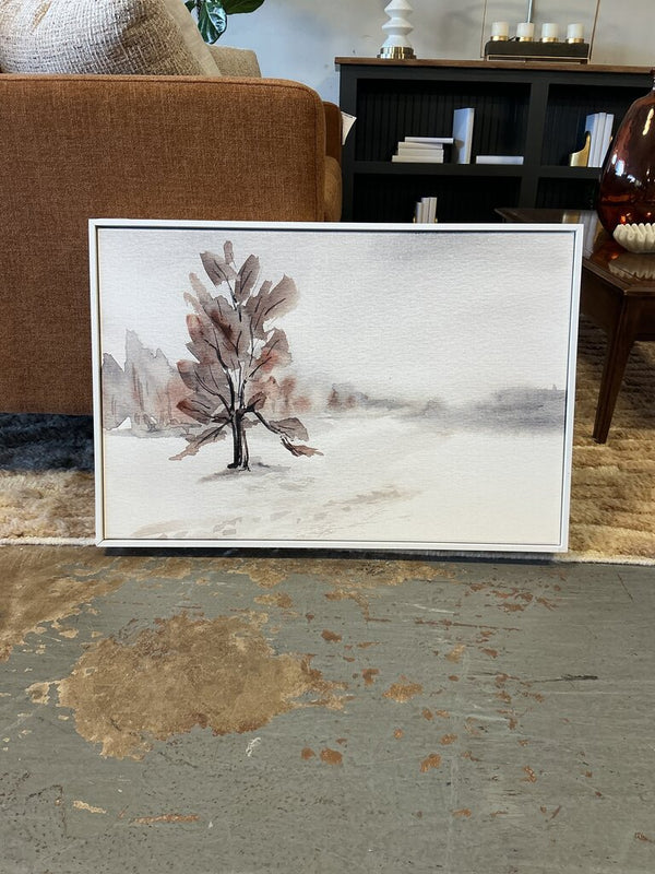 Fall Watercolor Framed Canvas (LG)