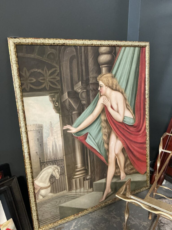 Large Oil Painting- Lady Godiva