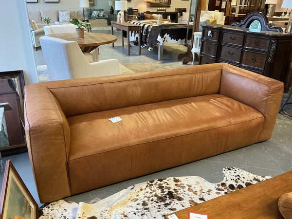 Piazza Sofa - Saddle Tan (Poly & Bark)