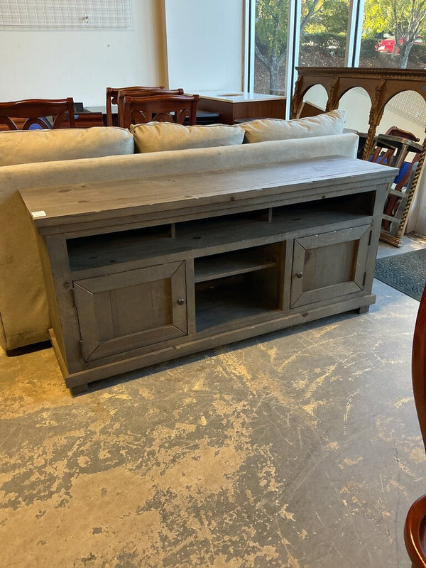 Weathered Grey TV Stand