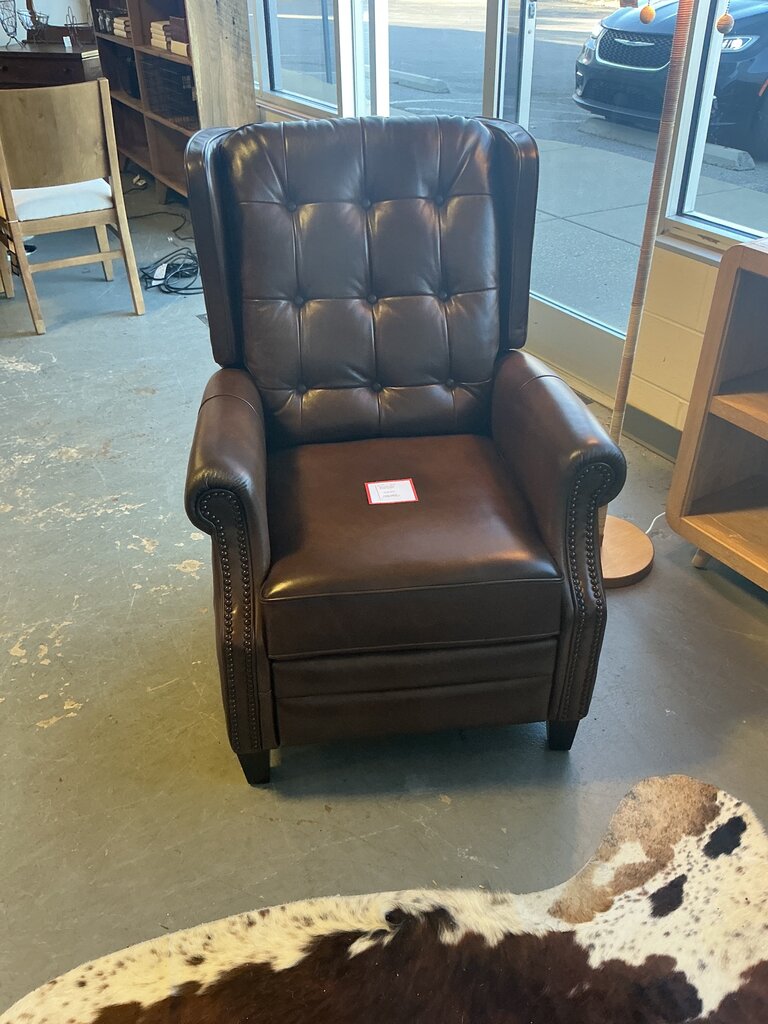 Silvia Genuine Leather Power Recliner