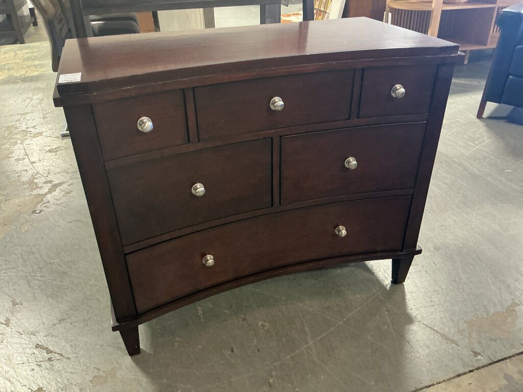 Dark Wood Accent Chest (As-Is)