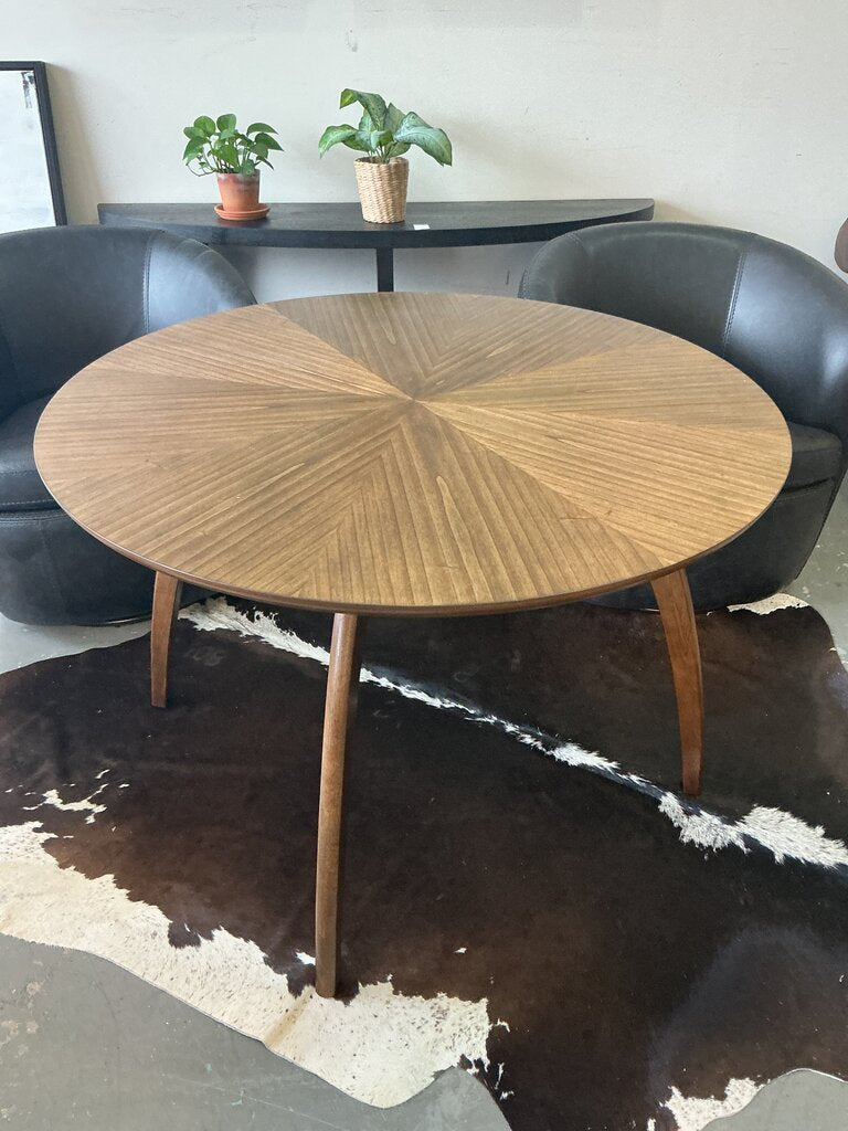 Sunburst Inlay Dining Table