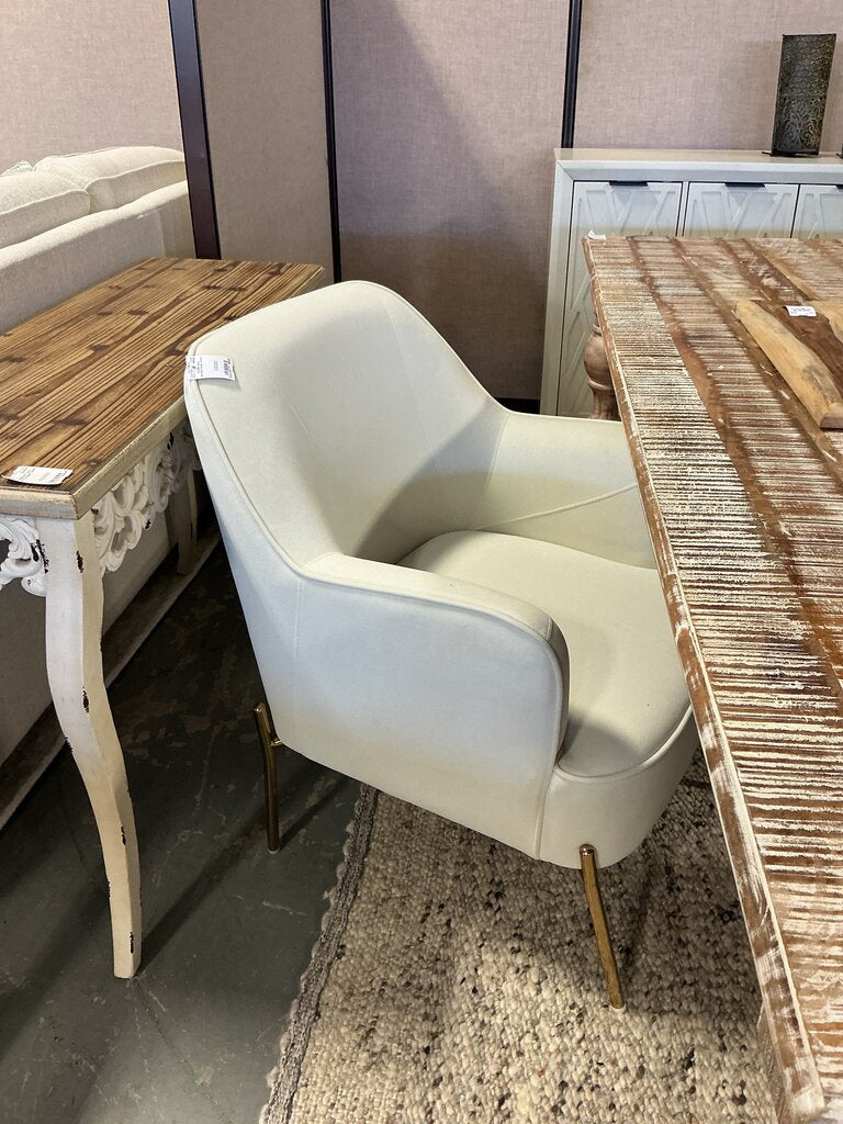 Nora Accent Chair- Ivory