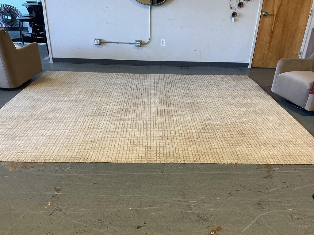 Arlo Home Hand Loomed Area Rug, HIM241A, Beige, 9' X 12'