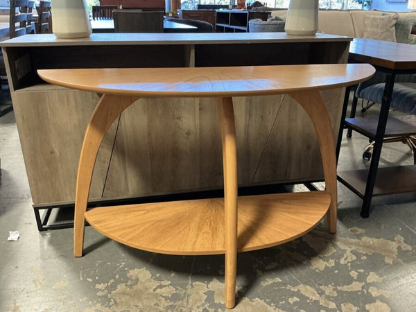 Sunburst Inlay Console Table- Blonde