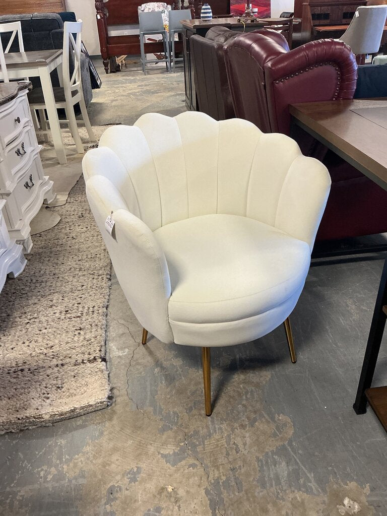 Donata Barrel Chair-IVORY