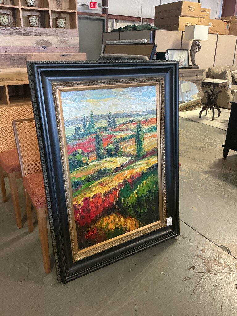 Large Framed Italian Landscape