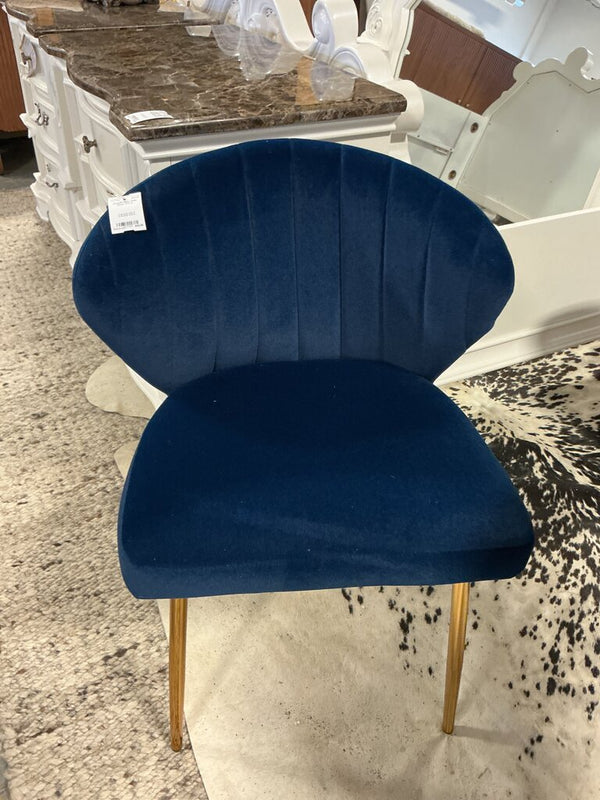 Milia Side Chair-Navy