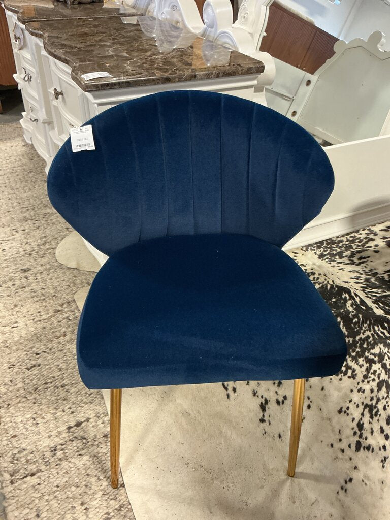 Milia Side Chair-Navy