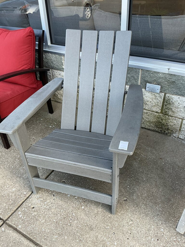 Poly Wood Patio Chair- Grey