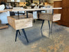 Mango Wood Two Tier Desk