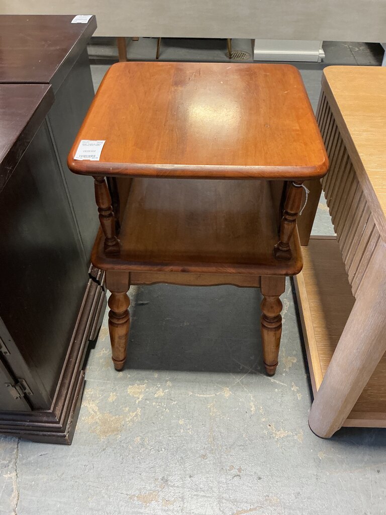 Light Wood End Table