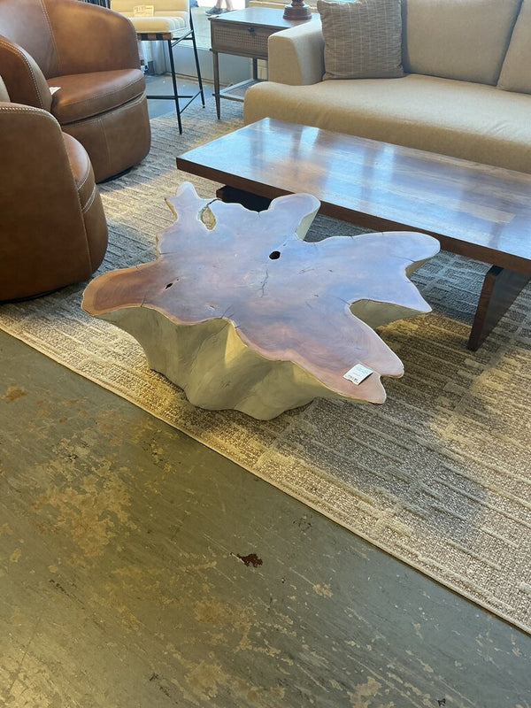 Solid Oak Live Edge Coffee Table