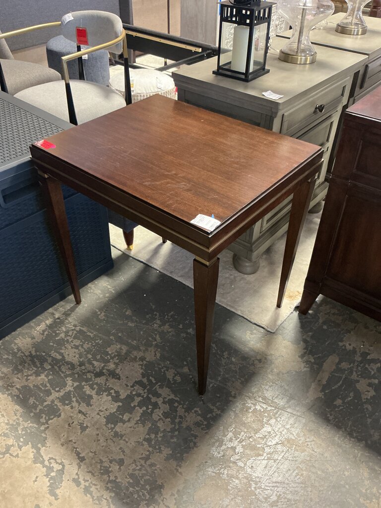 Ava End Table- Dark Wood