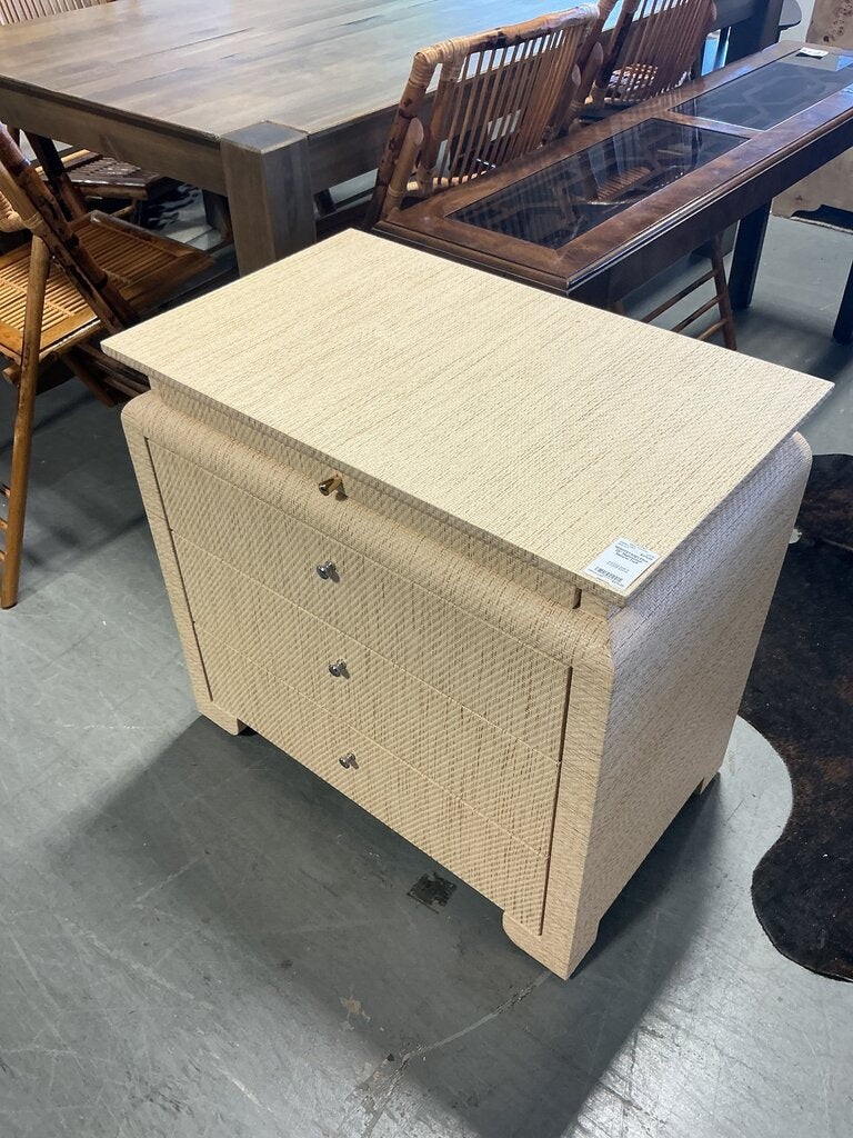 Elina 28" Nightstand- Natural Twill