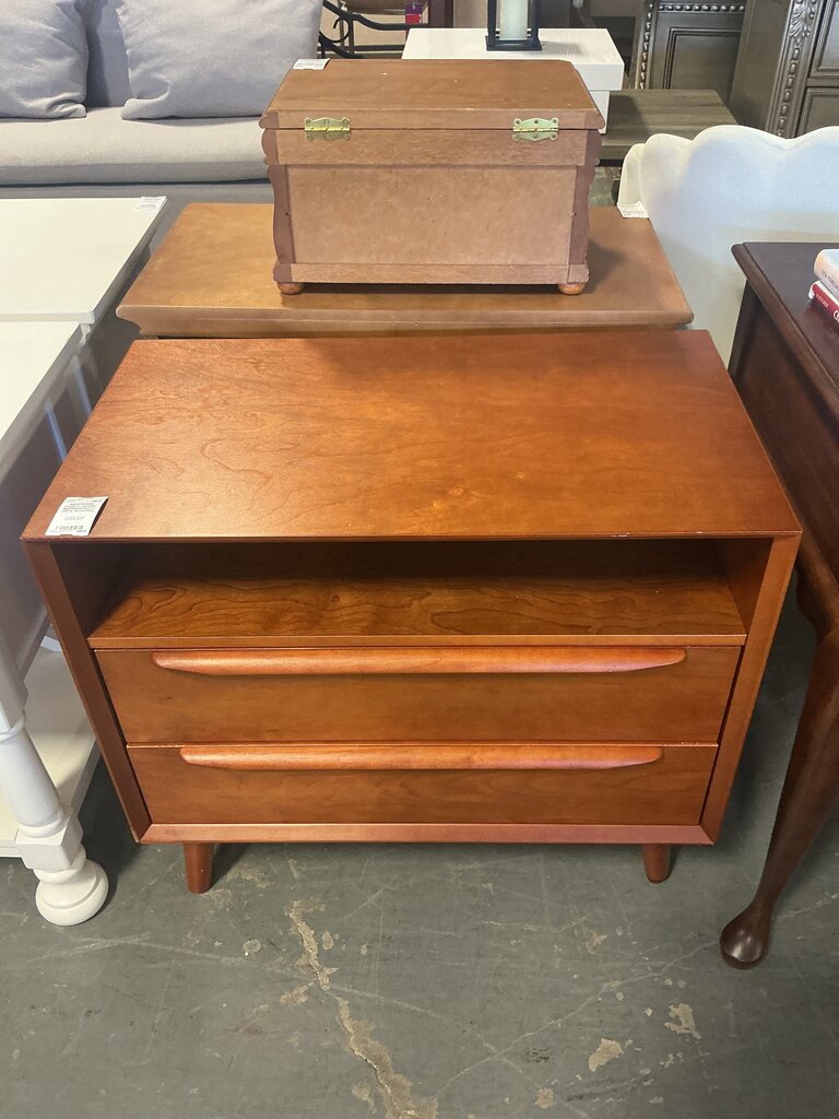 Frieda 2 - Drawer Nightstand-Acorn (As-Is, Scratches)