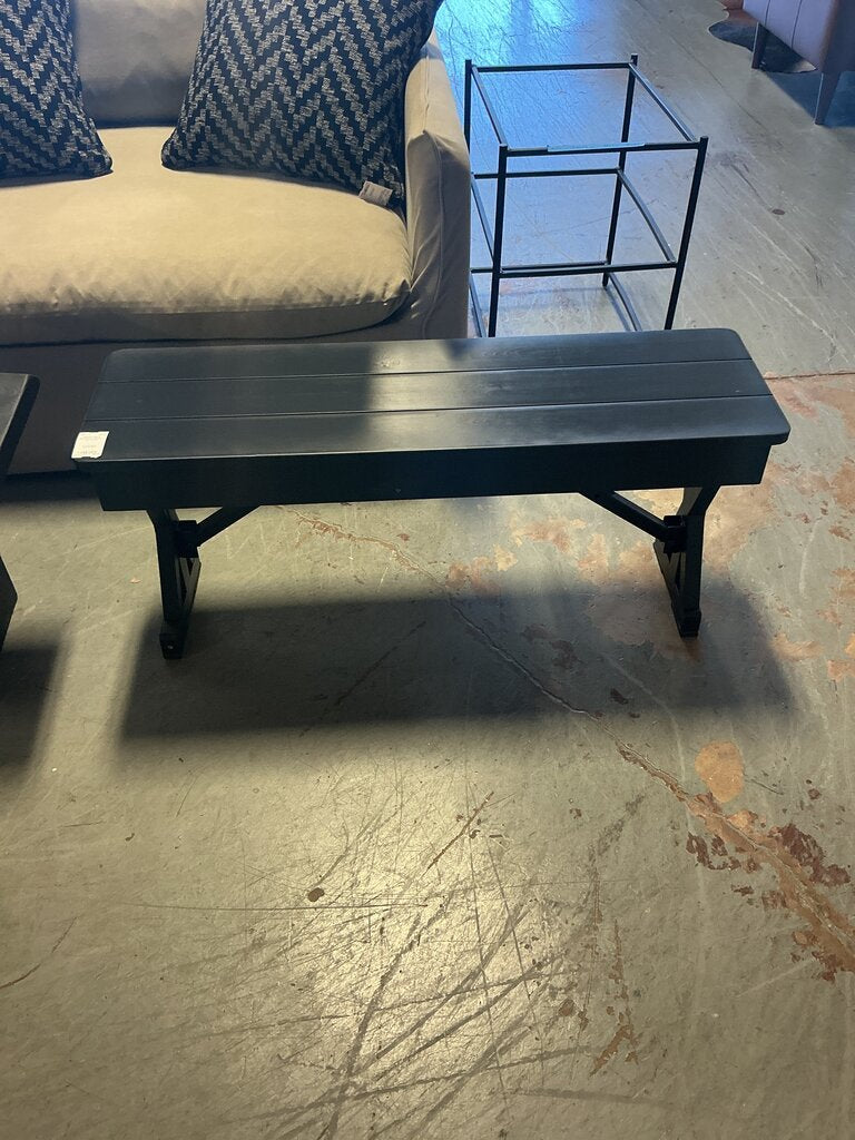 Black Farmhouse Bench- 40" x 12"