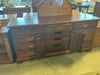Cherry Tone 12 Drawer Dresser w/ Mirror