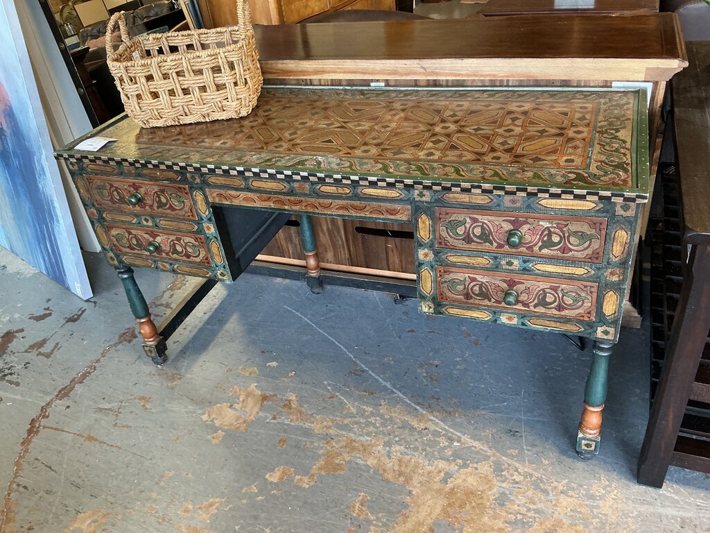 Multicolor Painted Desk
