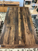 Reclaimed Trestle Dining Table 76" x 42"- Dark Walnut