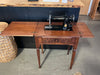 Vintage Sewing Machine with Cabinet