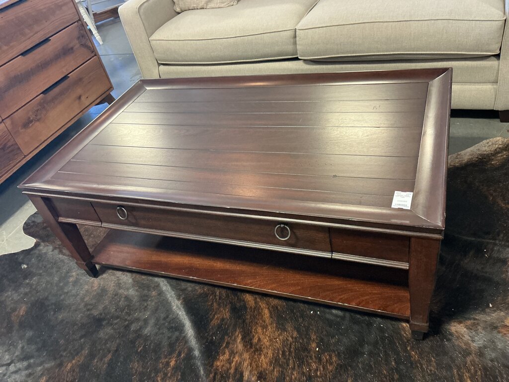 Dark Wood Coffee Table